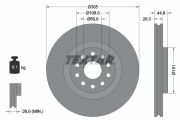 TEXTAR T92115800 Тормозной диск на автомобиль LANCIA THESIS