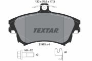 TEXTAR T2198302 Тормозные колодки дисковые