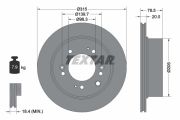 TEXTAR T92205000 Тормозной диск