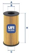 UFI 2509400 Масляный фильтр