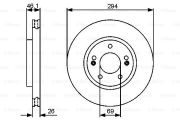 Bosch  Тормозной диск