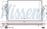 NISSENS NIS969001 Интеркулер VOLVO S60(00-)2.4 D(+)[OE 30748809] на автомобиль VOLVO S80