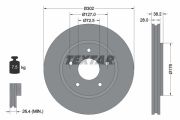 TEXTAR T92181503 Тормозной диск на автомобиль DODGE GRAND