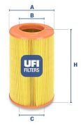 UFI 2762800 Воздушный фильтр на автомобиль FIAT DUCATO
