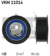 SKF VKM11014 Натяжной ролик, ремень ГРМ на автомобиль AUDI A4