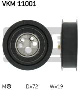 SKF VKM11001 Натяжной ролик, ремень ГРМ на автомобиль AUDI A6