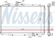 NISSENS NIS62405A Радиатор MZ 626(87-)1.6 i(+)[OE F252-15-200] на автомобиль MAZDA 626