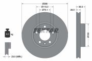 TEXTAR T92057700 Тормозной диск