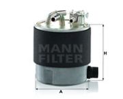 MANN MFWK9207 Топливный фильтр на автомобиль NISSAN MURANO