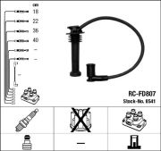 NGK RCFD807 Комплект кабелiв запалювання