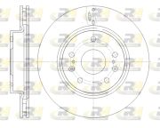 ROADHOUSE RH6166510 Тормозной диск передний  SUZUKI SX4 S-Cross (08/13-)