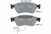 TEXTAR T2389601 Тормозные колодки дисковые на автомобиль AUDI A6