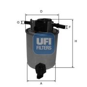UFI 2402001 Топливный фильтр на автомобиль INFINITI QX50
