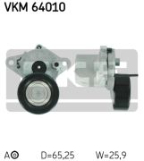 SKF VKM64010 Натяжной ролик, поликлиновой  ремень на автомобиль HYUNDAI ACCENT