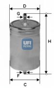 UFI 3158300 Топливный фильтр на автомобиль SSANGYONG MUSSO