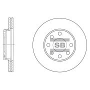 SANGSIN SBSD3004 шт. Тормозной диск на автомобиль OPEL VECTRA