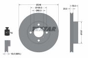 TEXTAR T92104500 Тормозной диск