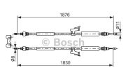 Bosch 1 987 477 202 Трос, стояночная тормозная система