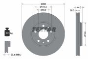 TEXTAR T92268803 Тормозной диск на автомобиль RENAULT TRAFIC