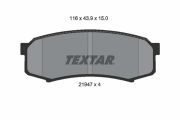 TEXTAR T2194701 Тормозные колодки дисковые