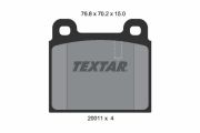 TEXTAR T2001107 Тормозные колодки дисковые