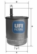 UFI 2416000 Топливный фильтр на автомобиль KIA CEE'D