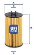 UFI 2506400 Масляный фильтр на автомобиль ALFA ROMEO 159