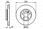 Bosch 0 986 479 261 Гальмівний диск