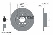 TEXTAR T92274603 Тормозной диск на автомобиль BMW 1
