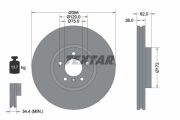 TEXTAR T92146203 Тормозной диск на автомобиль BMW X5