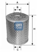 UFI 2660601 Топливный фильтр