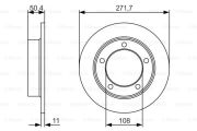 Bosch 0986479R73 Гальмівний диск