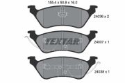 TEXTAR T2403601 Тормозные колодки дисковые