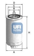 UFI 2499901 Топливный фильтр на автомобиль IVECO EUROCARGO