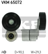 SKF VKM65072 Натяжной ролик, поликлиновой  ремень