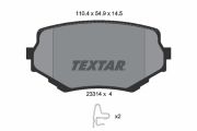 TEXTAR T2331401 Тормозные колодки дисковые