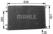 MAHLE MHAC360001S RT-SCEN 03- Радиатор кондиционера на автомобиль RENAULT MEGANE