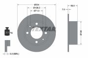 TEXTAR T92026900 Тормозной диск