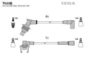 Tesla  Кабель зажигания, к-кт TESLA Renault Clio, 19 91-95 1,8