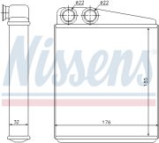 NISS NIS70228 Печка VW GOLF V(03-)1.4 FSI(+)[OE 1K0.819.031 A]