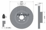 TEXTAR T92139500 Тормозной диск на автомобиль SUBARU IMPREZA