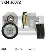 SKF VKM36072 Натяжной ролик, поликлиновой  ремень