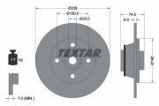 TEXTAR T92154100 Тормозной диск