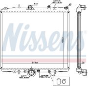 NISSENS NIS63695A Радиатор CN C8(02-)2.0 HDi(+)[OE 1330.A4] на автомобиль PEUGEOT EXPERT