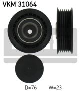 SKF VKM31064 Натяжной ролик, поликлиновой  ремень