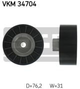 SKF VKM34704 Паразитный / ведущий ролик, поликлиновой ремень