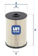 UFI 2602100 Топливный фильтр на автомобиль SEAT ALTEA