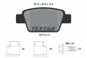 TEXTAR T2371401 Тормозные колодки дисковые на автомобиль FIAT LINEA
