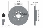 TEXTAR T92088003 Тормозной диск