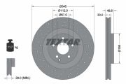 TEXTAR T92123703 Тормозной диск на автомобиль MERCEDES-BENZ CLK